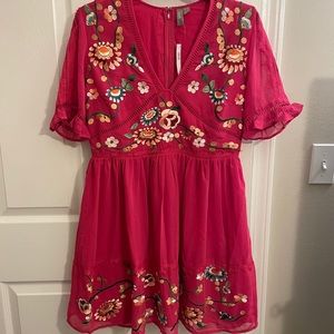 ASOS Pink Floral Dress